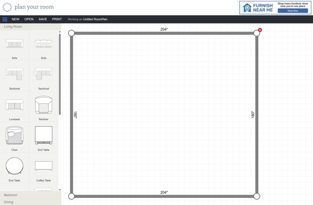 PlanYourRoom, planificador de habitaciones online